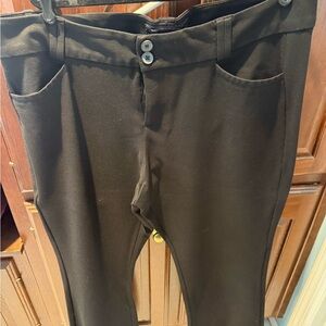 Torrid Ponte Black Button-Front Pants size 22s